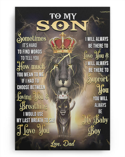 CANVAS FOR SON - BEST GIFT FROM DAD - SUN00 (SKU2604-139)