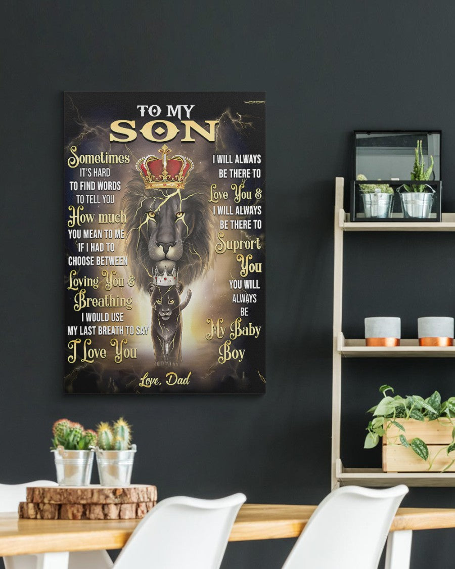 CANVAS FOR SON - BEST GIFT FROM DAD - SUN00 (SKU2604-139)