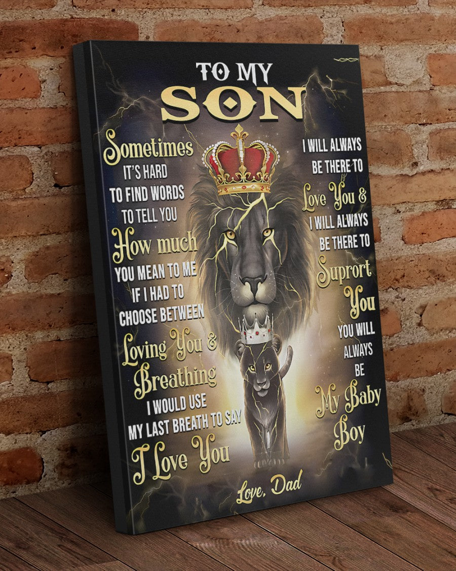 CANVAS FOR SON - BEST GIFT FROM DAD - SUN00 (SKU2604-139)