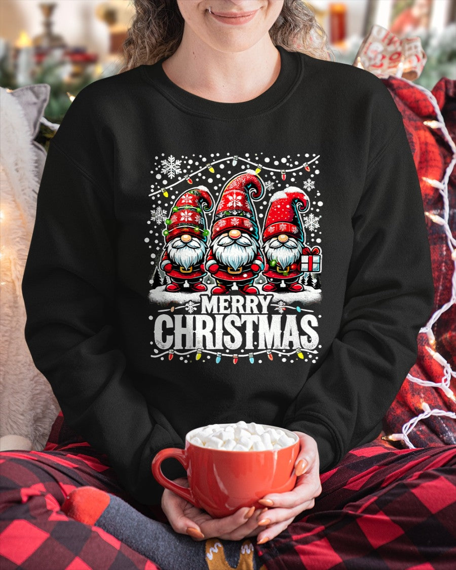 Merry Christmas Gnome Funny Family Christmas T-Shirt (SKU-MRCM-17) FMA