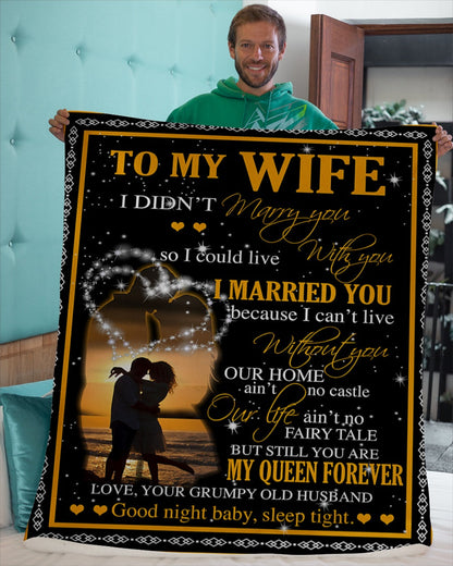 Special Gift For Your Wife Blanket - From Husband - (SKUB07-28)