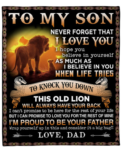 To my Son Love, dad - Blanket (SKUB06-54)
