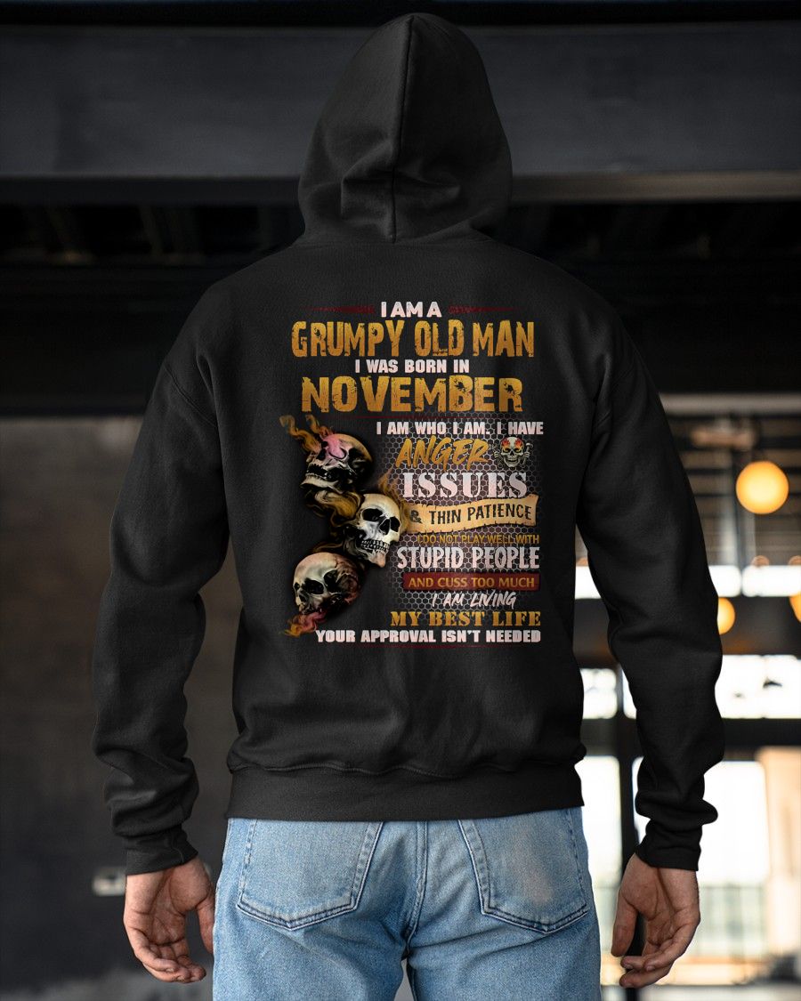 NOVEMBER - DIRTY MIND BUT KNOWS RESPECT - BIRTHDAY T-SHIRT FOR MEN - sun11 (SKU08-84-11)