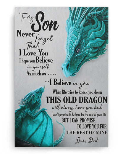 CANVAS FOR SON - BEST GIFT FROM DAD - SUN00 (SKU2605-179)