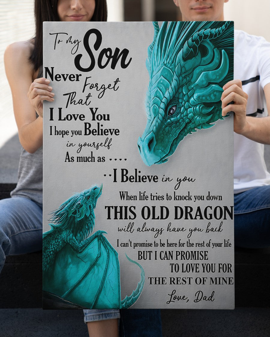 CANVAS FOR SON - BEST GIFT FROM DAD - SUN00 (SKU2605-179)