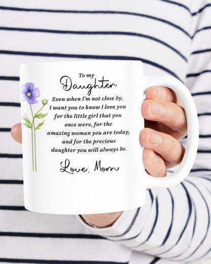 BEAUTIFUL MUG FOR DAUGHTER - GIFT FROM MOM sun00 (SKU2607-18)