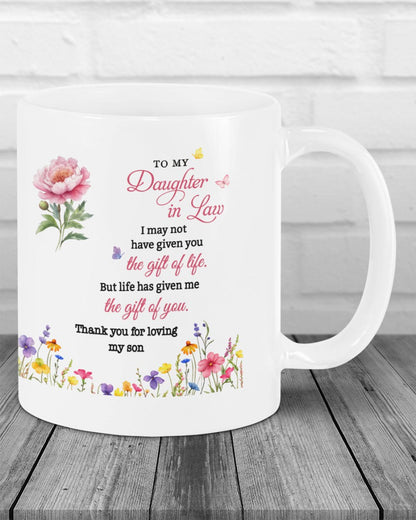 BEAUTIFUL MUG FOR DAUGHTER IN LAW - GIFT FROM MOM sun00 (SKU2607-33)