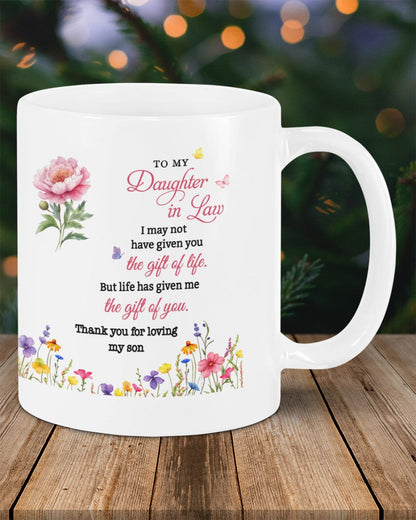 BEAUTIFUL MUG FOR DAUGHTER IN LAW - GIFT FROM MOM sun00 (SKU2607-33)