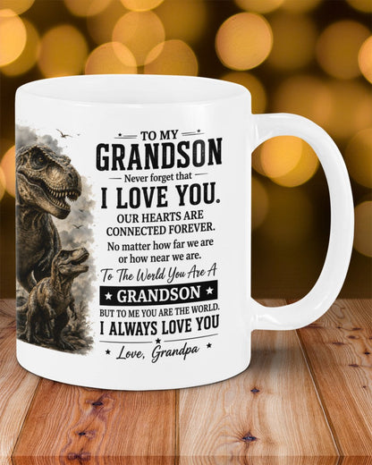 TO MY GRANDSON MUG - GIFT FROM GRANDPA - sun00 (SKU2608-202)