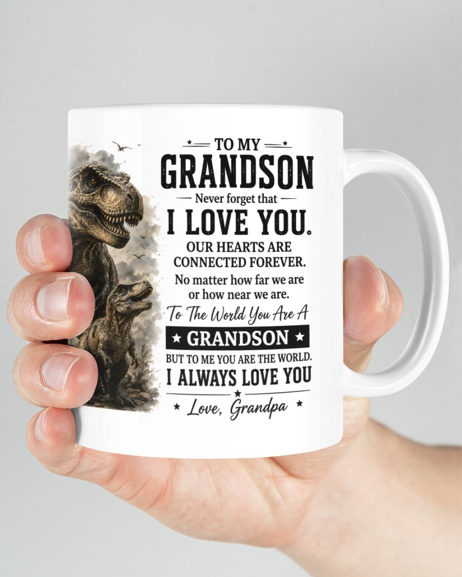 TO MY GRANDSON MUG - GIFT FROM GRANDPA - sun00 (SKU2608-202)