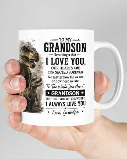 TO MY GRANDSON MUG - GIFT FROM GRANDPA - sun00 (SKU2608-202)