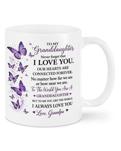 TO MY GRANDDAUGHTER MUG - GIFT FROM GRANDPA - sun00 (SKU2608-201)