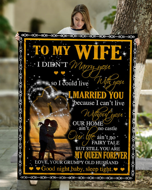 Special Gift For Your Wife Blanket - From Husband - (SKUB07-28)