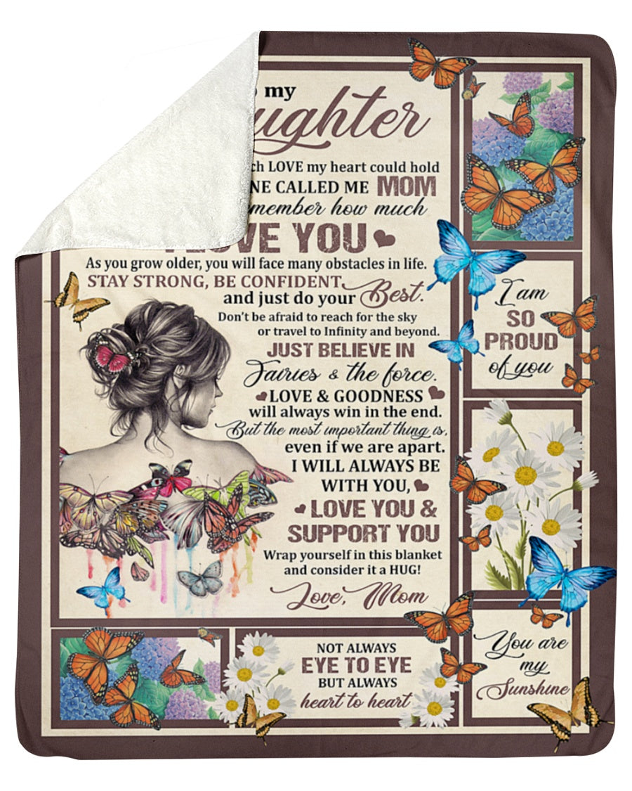 Special blanket for Daughter - From Mom (SKUB10-83)