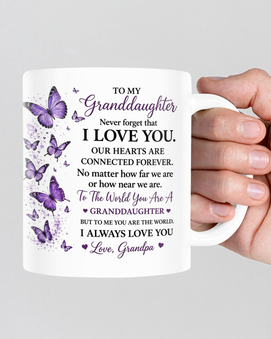 TO MY GRANDDAUGHTER MUG - GIFT FROM GRANDPA - sun00 (SKU2608-201)