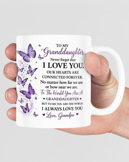 TO MY GRANDDAUGHTER MUG - GIFT FROM GRANDPA - sun00 (SKU2608-201)