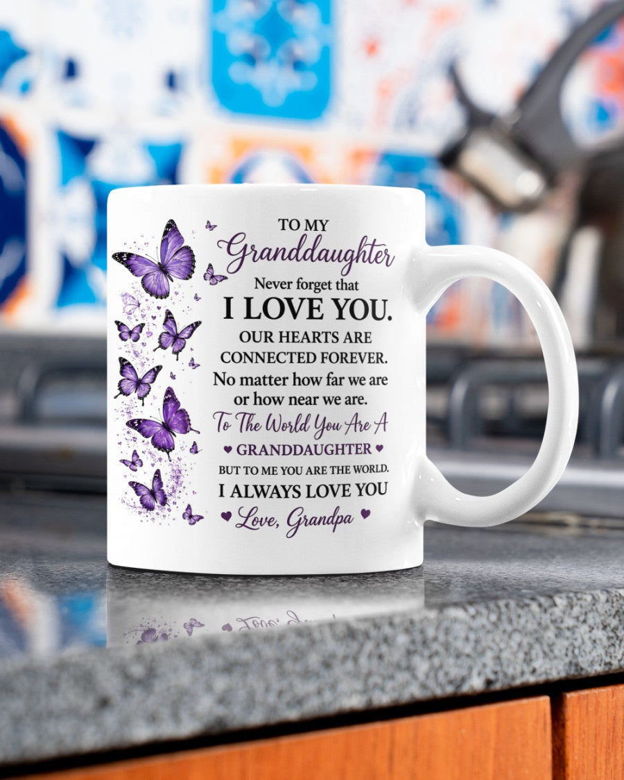 TO MY GRANDDAUGHTER MUG - GIFT FROM GRANDPA - sun00 (SKU2608-201)