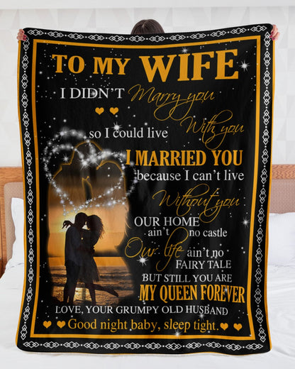 Special Gift For Your Wife Blanket - From Husband - (SKUB07-28)