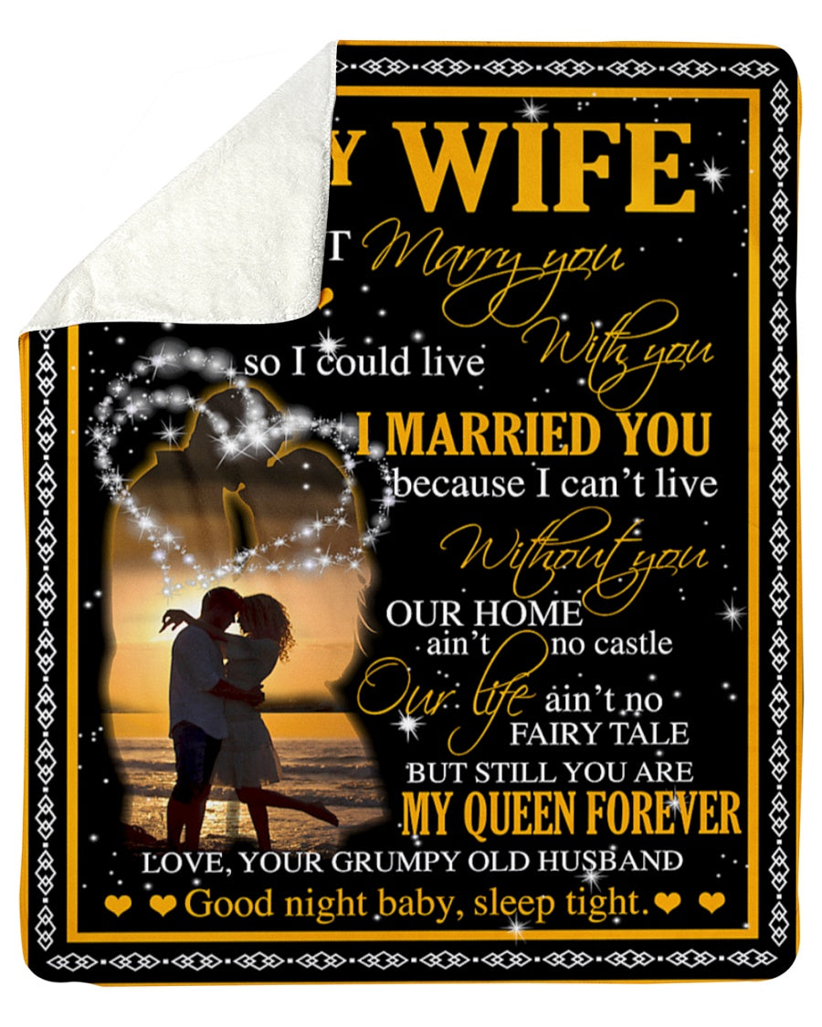 Special Gift For Your Wife Blanket - From Husband - (SKUB07-28)