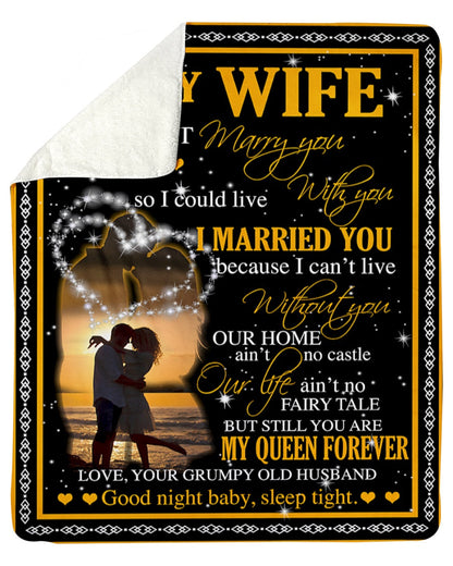Special Gift For Your Wife Blanket - From Husband - (SKUB07-28)