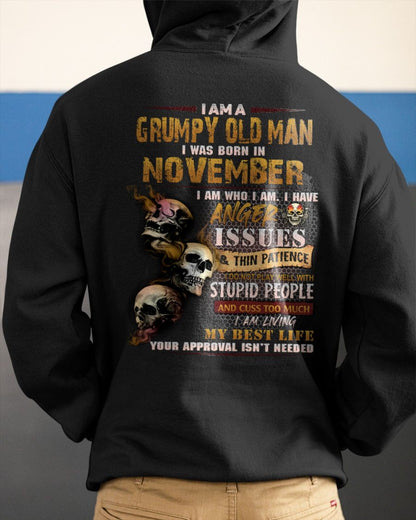 NOVEMBER - DIRTY MIND BUT KNOWS RESPECT - BIRTHDAY T-SHIRT FOR MEN - sun11 (SKU08-84-11)