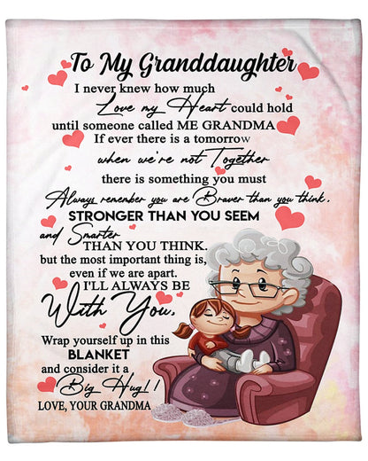 Special gift for your granddaughter blanket - from grandma