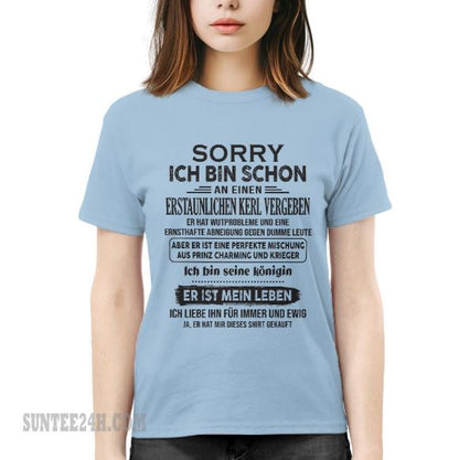 Das ist das perfekte T-Shirt für dich. Er wird sich sehr freuen, wenn du es trägst - (SKU05-03-00)