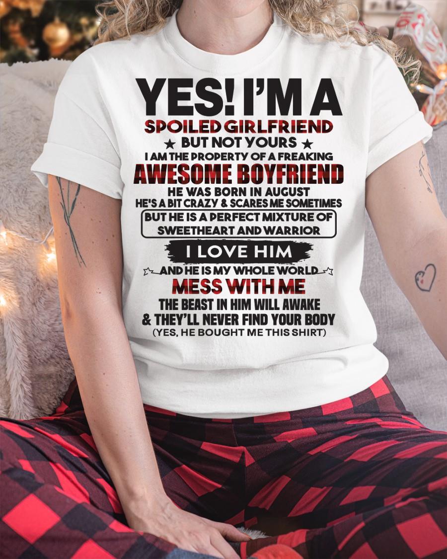 August - Awesome guy - Perfect gift for your girlfriend - (SKU07-31) - SUN08
