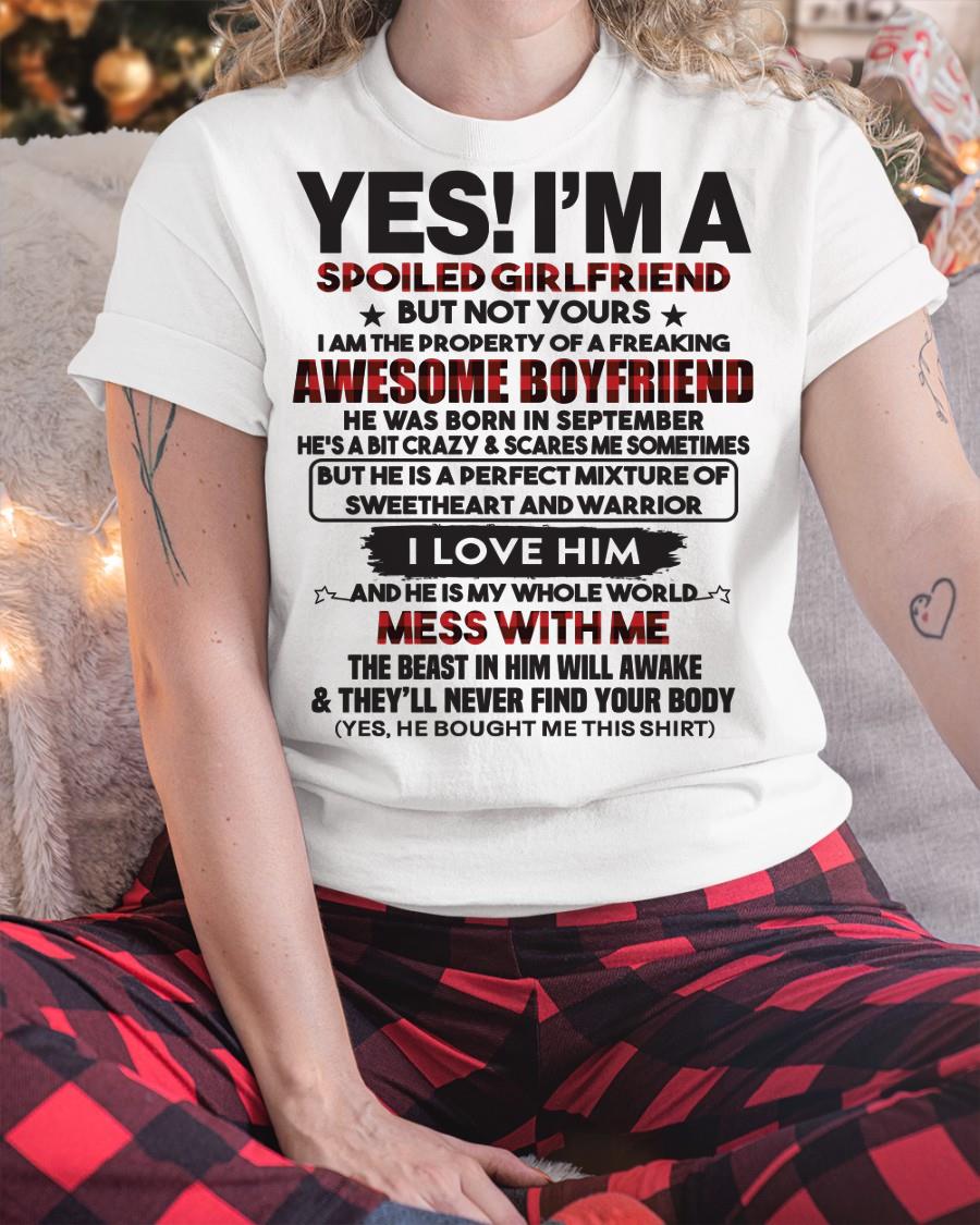September - Awesome guy - Perfect gift for your girlfriend - (SKU07-31) - SUN09