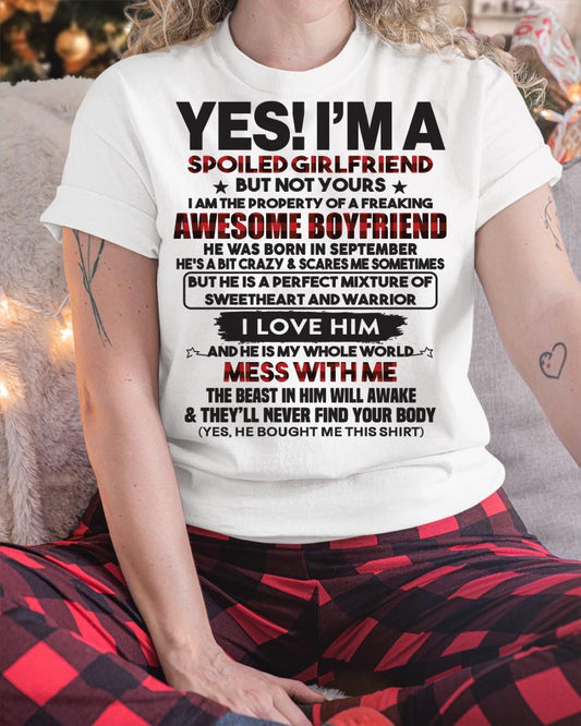 September - Awesome guy - Perfect gift for your girlfriend - (SKU07-31) - SUN09